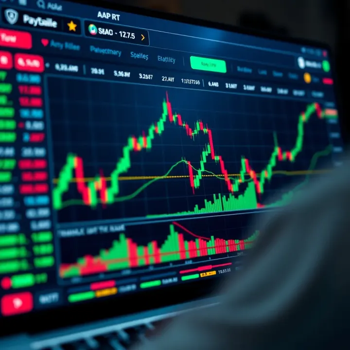 Overview of Popular Crypto Trading Platforms in Pakistan User interface of a crypto trading platform showing various cryptocurrencies and trading charts