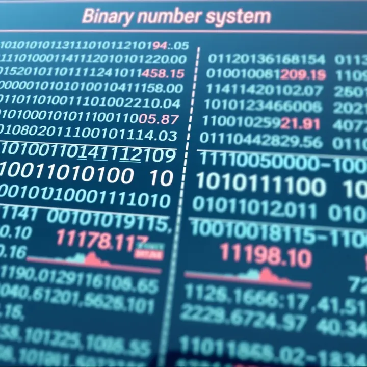 Binary to Decimal Conversion and Numeric Manipulation Diagram showing conversion between binary and decimal numeral systems with examples of binary manipulation