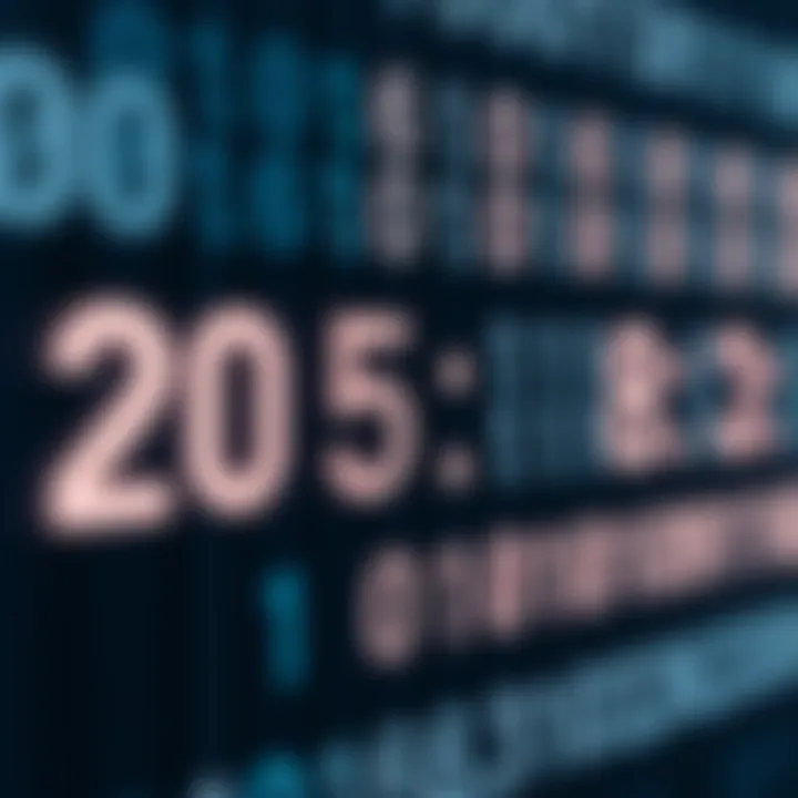 Graphical representation of an 8-bit byte showing binary digits and their corresponding decimal values
