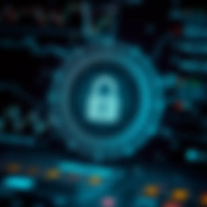 Illustration of digital security elements protecting online financial transactions in Pakistan