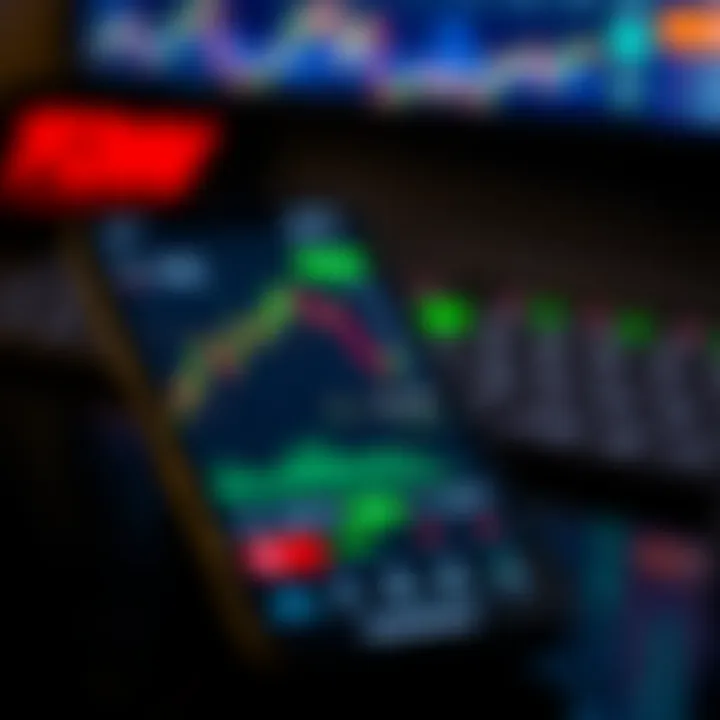 Selecting the Ideal Forex Trading Application in Pakistan Mobile device showcasing forex trading app interface with charts and currency pairs