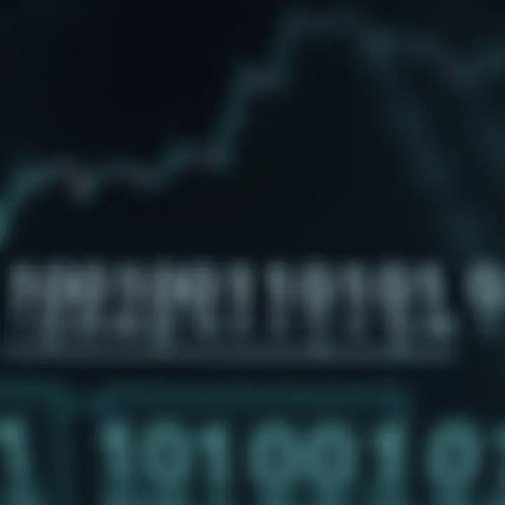 Diagram illustrating the binary numeral system showing bits and their positional values