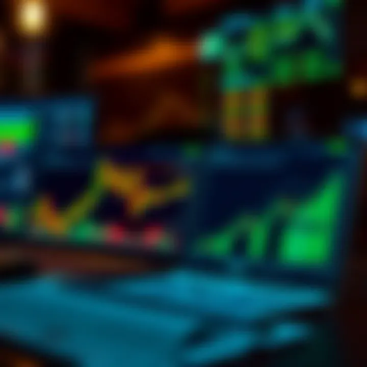 Visual representation of downloadable PDF resources for chart pattern study with trading charts and analysis notes