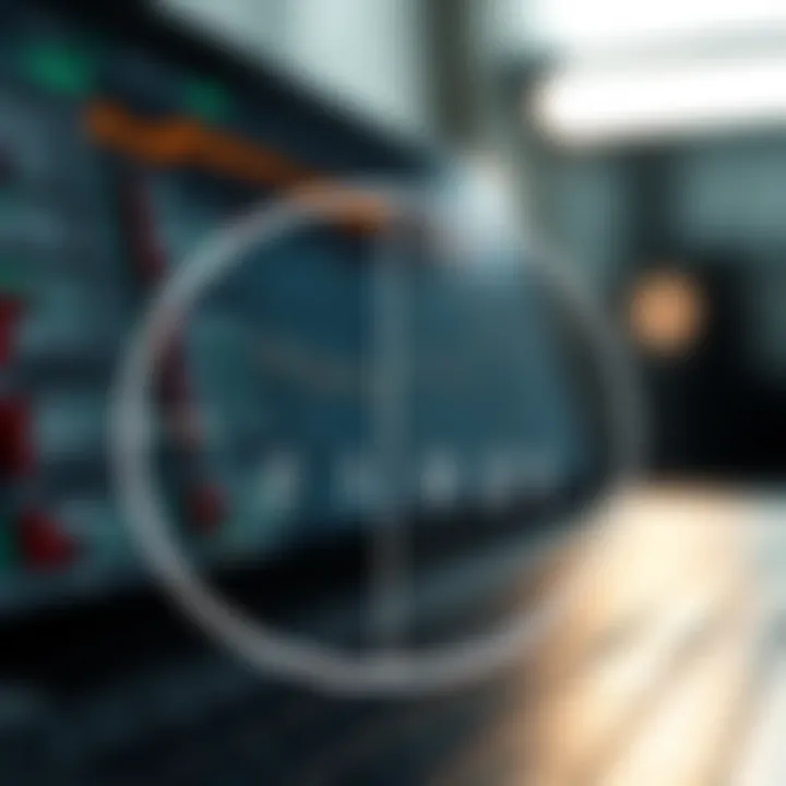 Diagram illustrating the binary search algorithm dividing an array into halves