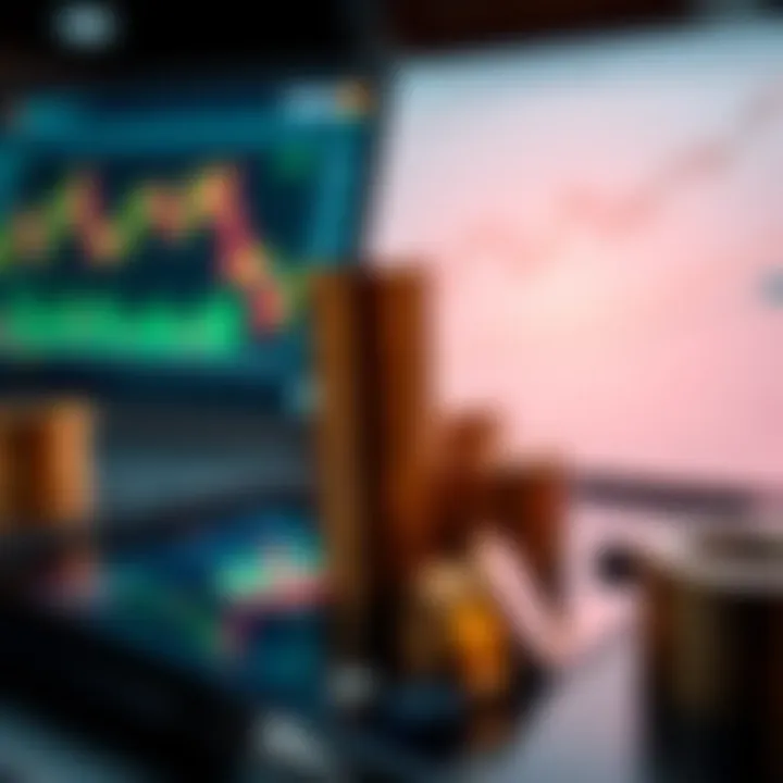 Financial charts and tools representing uncertainty management in Pakistan's industry sectors