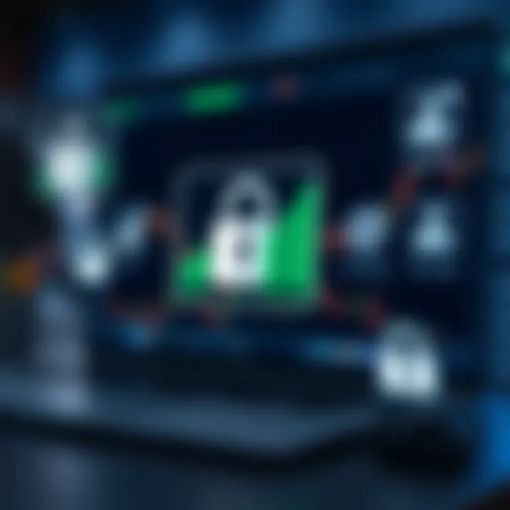 Secure online payment options and regulatory icons representing trust and safety in forex trading