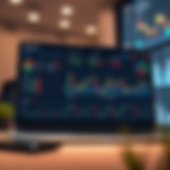 Dashboard of a forex trading platform showing risk management tools and trade analytics