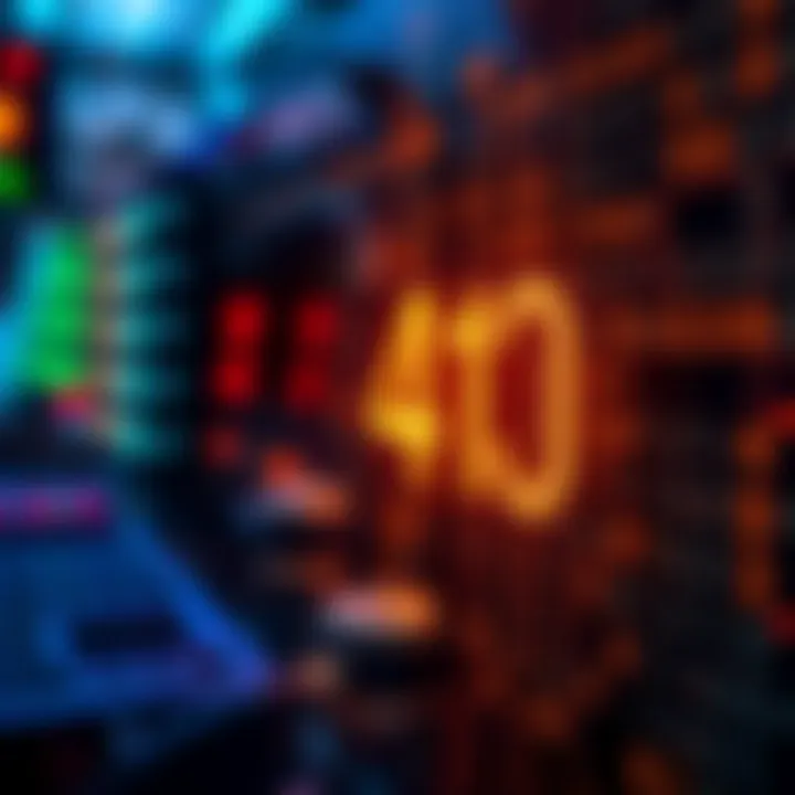 Visual representation showing the application of binary addition in digital computing circuits