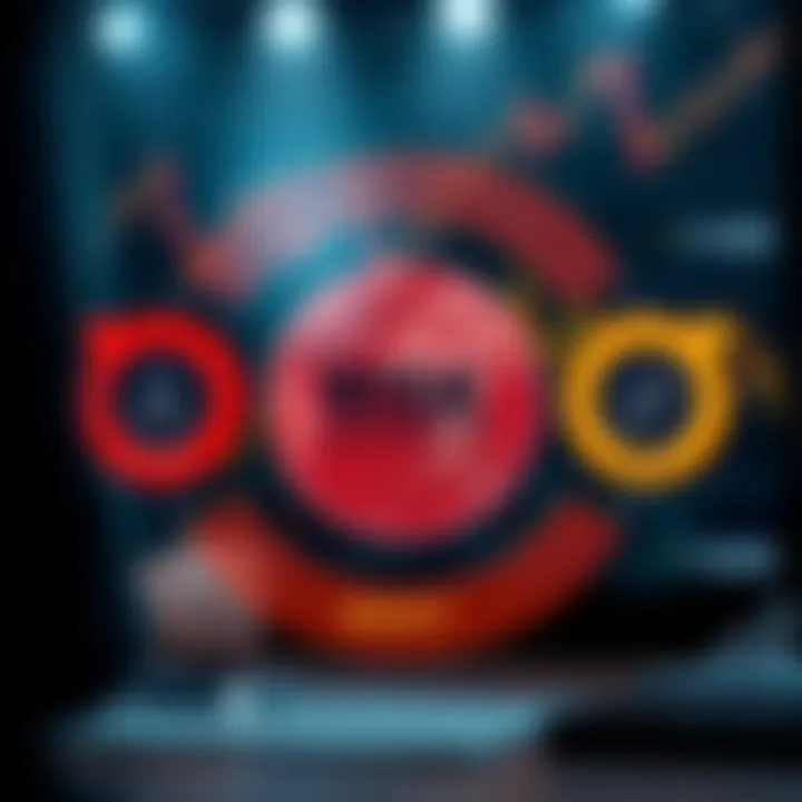 Diagram illustrating key components of risk management including identification, assessment, and mitigation