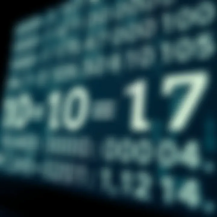 Binary Arithmetic Addition Example Visualization of binary arithmetic showing addition of binary numbers