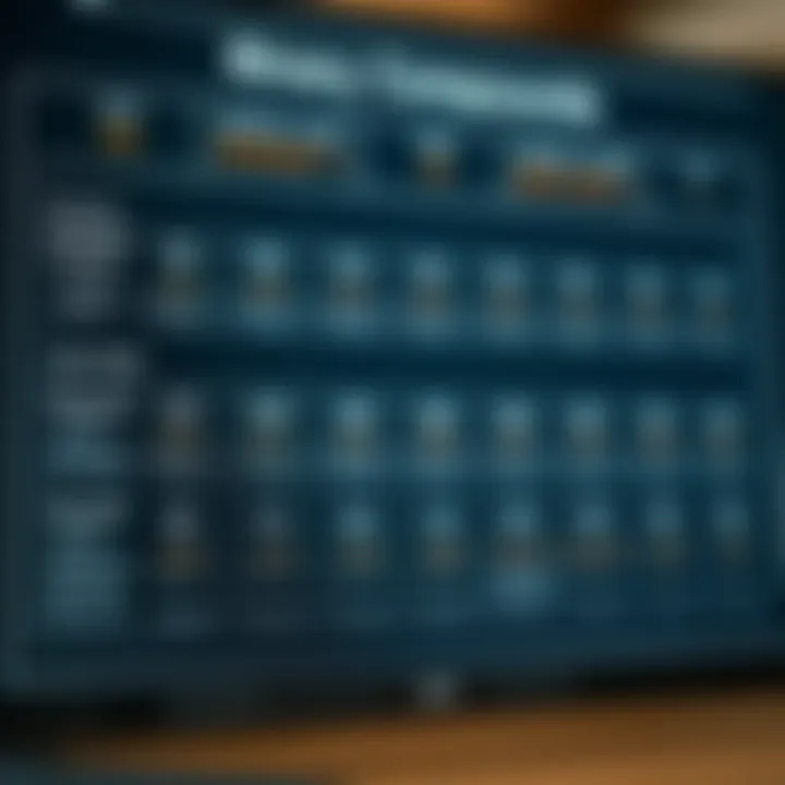 Chart displaying various types of binary compounds along with their common properties and examples