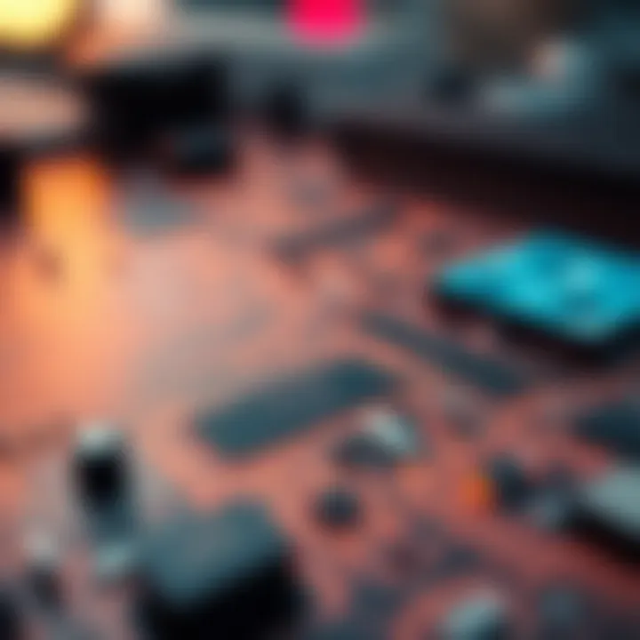 Circuit representation illustrating binary signals and their role in digital electronics