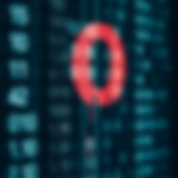 Visual representation of binary digits illustrating the concept of zeros and ones in digital coding