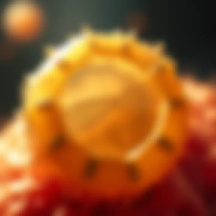 Illustration of the stages of binary fission including DNA replication and cell membrane growth