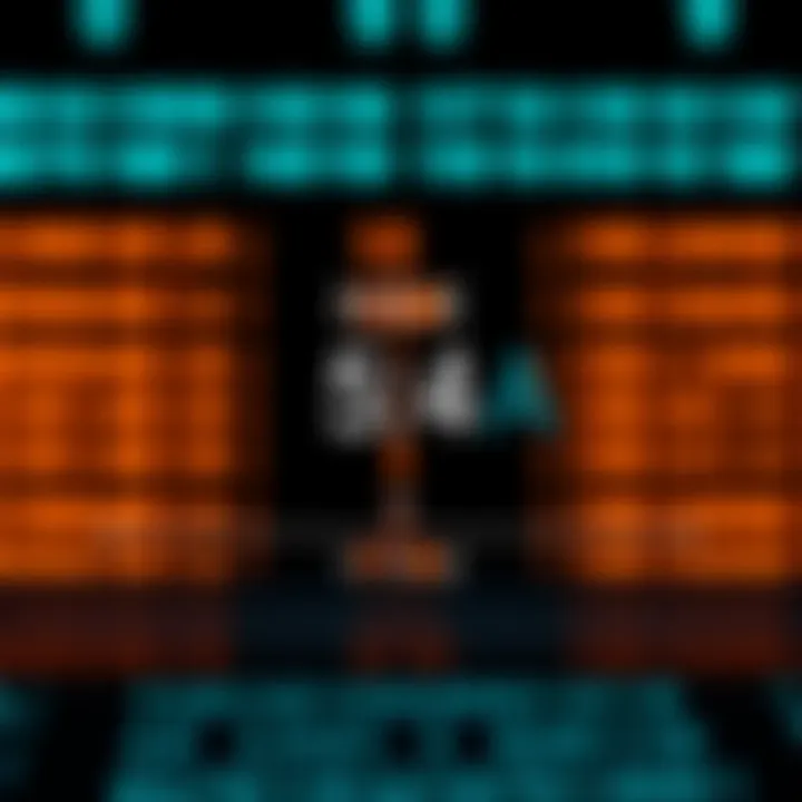 Diagram illustrating the relationship between hexadecimal digits and their binary equivalents