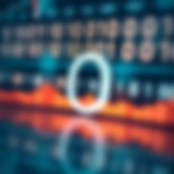 Diagram illustrating the binary number system with digits zero and one