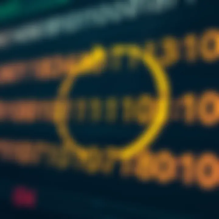 Illustration depicting conversion between binary and decimal number systems