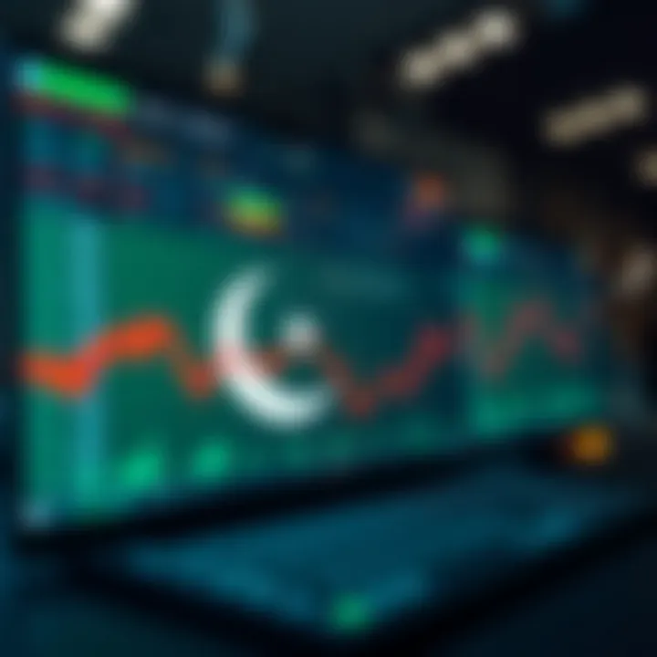 Visual of secure online trading platform interface with Pakistani flag elements