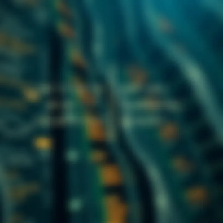 Diagram illustrating the binary search algorithm dividing a sorted list into halves to locate a target value