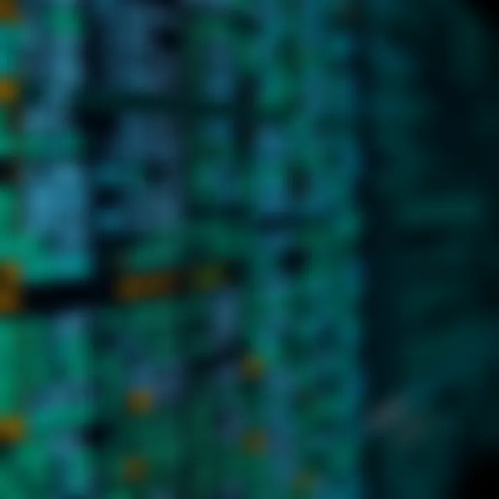 Diagram illustrating binary search narrowing down on a target value within a sorted array