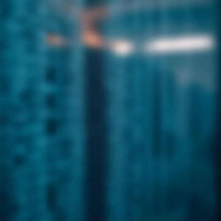 Visual representation of binary search dividing a sorted list to locate a target value