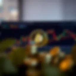 Illustration of popular cryptocurrency chart patterns including head and shoulders and double top formations