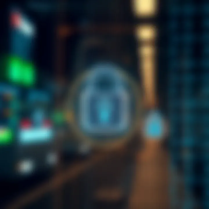 Secure digital lock symbolizing protection of crypto assets on trading platforms