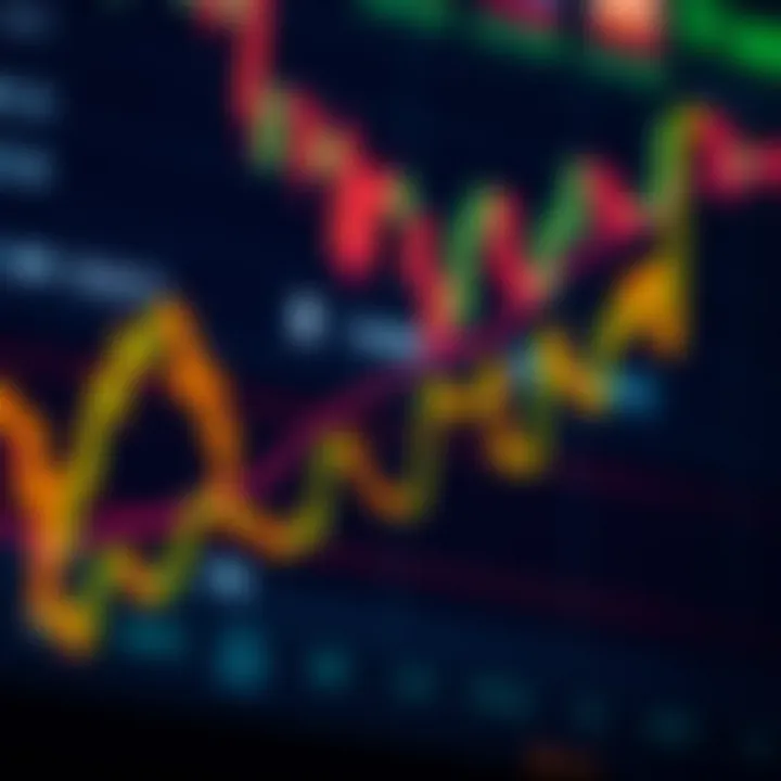 Illustration of currency pairs with arrows showing exchange rates and trade execution in forex market