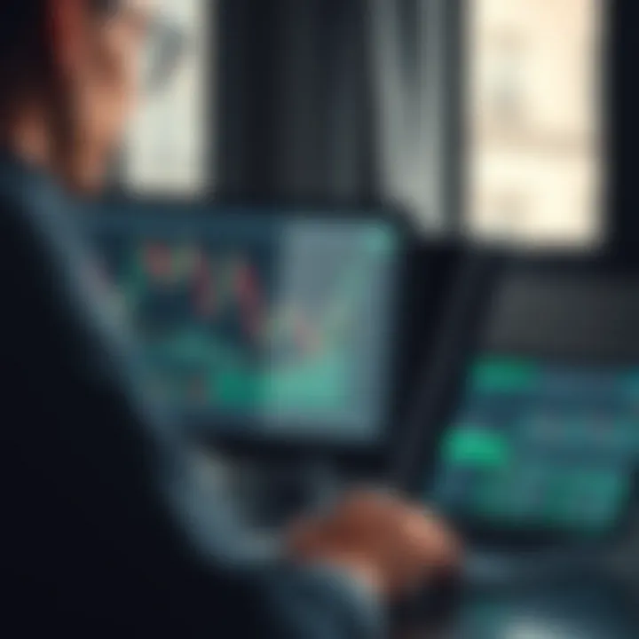 Graphical representation of forex trading strategies in a virtual environment