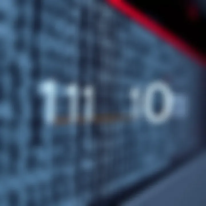 Diagram illustrating the structure of a binary number highlighting the sign bit for positive and negative values