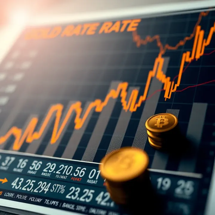 Chart showing factors influencing gold rate fluctuations and their impact on forex trading strategies
