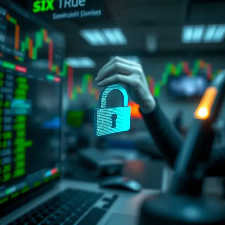 Visual representation of account security measures for forex trading in Pakistan