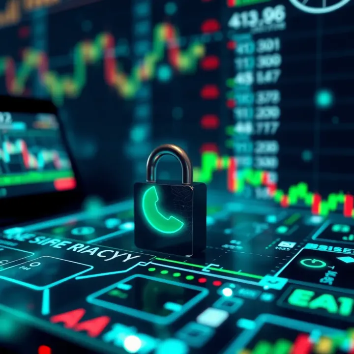 Illustration of secure online connection representing safe Forex trading networks