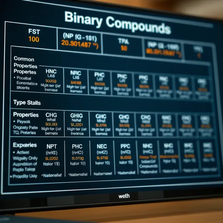 Understanding Binary Compounds: Types and Uses