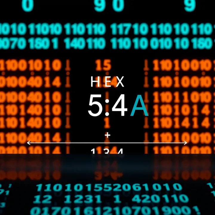 Visual Guide to Hexadecimal and Binary Relationship Diagram illustrating the relationship between hexadecimal digits and their binary equivalents