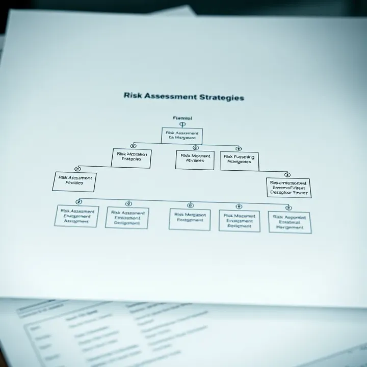 Flowchart demonstrating risk assessment and mitigation strategies in corporate environments