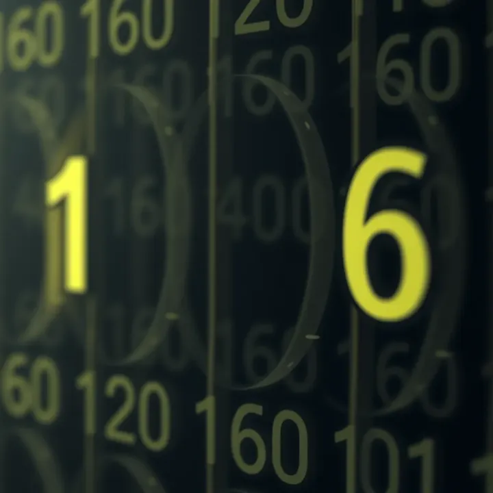 Diagram showing binary digits representing the decimal value three