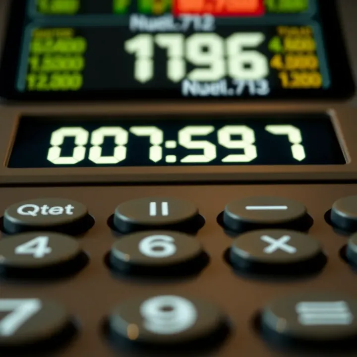 Screenshot of a digital binary number calculator interface showing input fields and calculation buttons